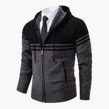 Men's zip-up Jacke with long sleeves