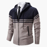 Men's zip-up Jacke with long sleeves