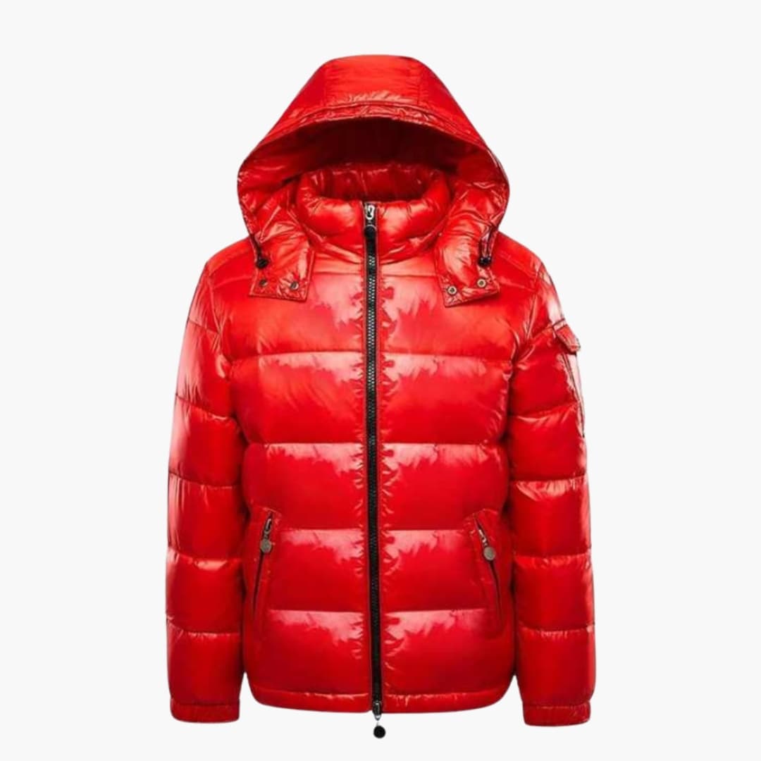 Men's quilted Jacke with zippered pockets