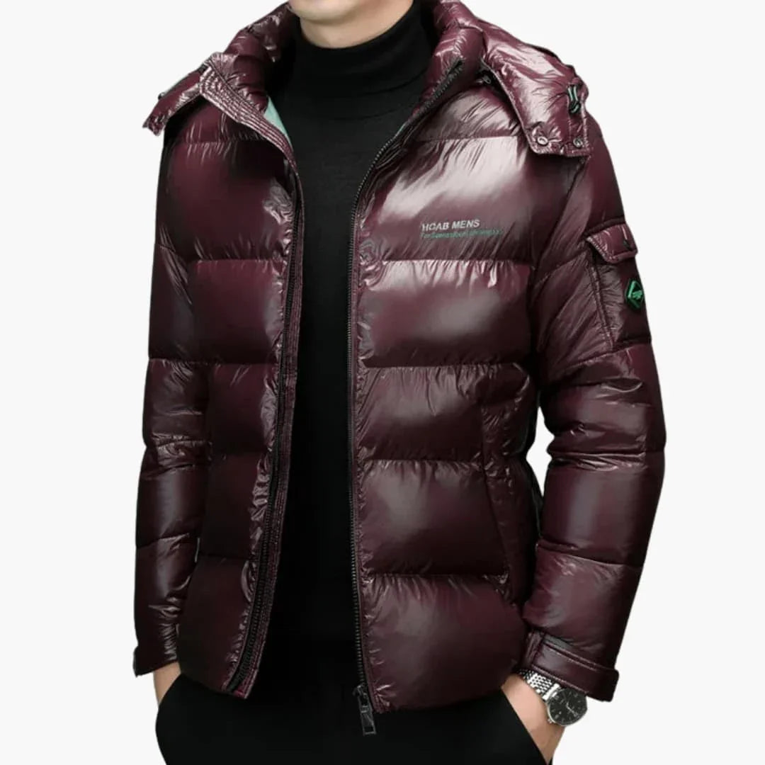 Quilted Jacke for men with hood