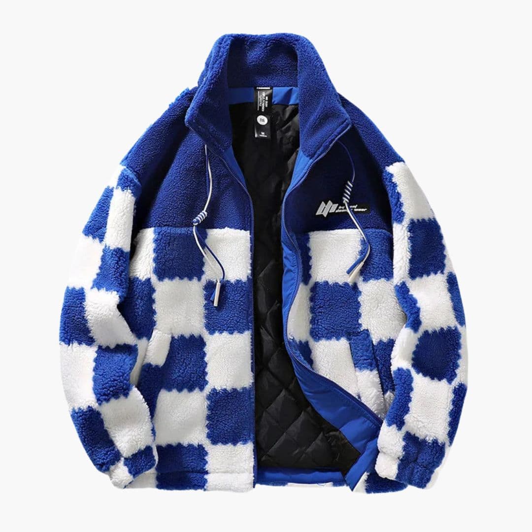 Men's fleece Jacke with zipper closure