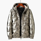 Men's Jacke with hood and zipper closure