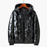 Men's Jacke with hood and zipper closure