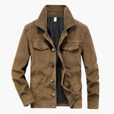 Men's Jacke with button closure and front pockets