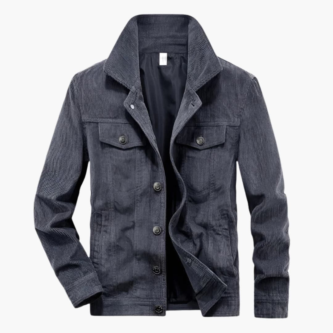 Men's Jacke with button closure and front pockets