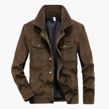 Men's Jacke with button closure and front pockets