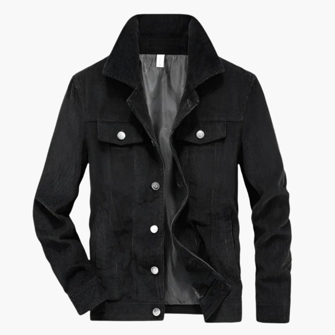 Men's Jacke with button closure and front pockets