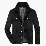 Men's Jacke with button closure and front pockets