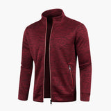 Men's zip-up Jacke with stand-up collar and pockets