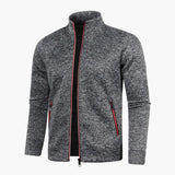 Men's zip-up Jacke with stand-up collar and pockets