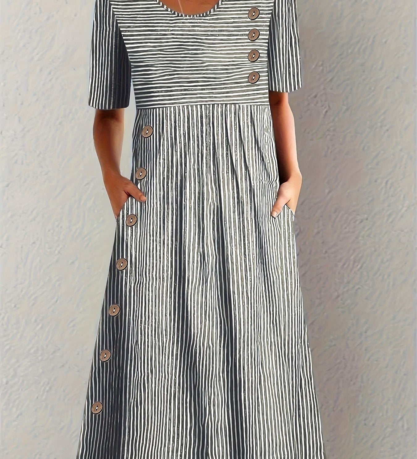 Zoe™ | Striped Spring Kleid