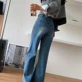 Reve High-Rise Wide Leg Jeans