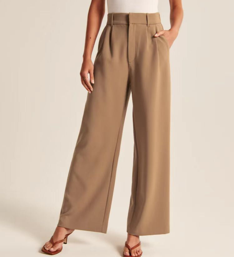 Vista Lane Tailored Wide-Leg Hose
