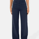 Harbour Street Wide-Leg Button Hose