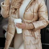 Harper – Elegant Winter Coat with Hood and Padding