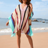 Pink Solstice Shores Crochet Überwurf