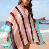 Pink Solstice Shores Crochet Überwurf