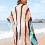 Pink Solstice Shores Crochet Überwurf