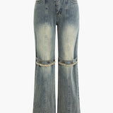 Maverick Studded Panel Jeans